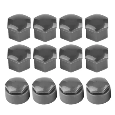 Abbildung von Radschrauben Abdeckung Radschraubenkappen Radmutterkappen 17Mm 20Pcs Mutter Auto Rad Nabe Schraube Schutz Antitheft Kappe Grau