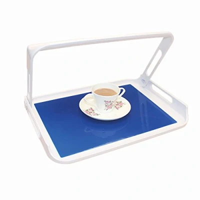 Abbildung von NRS Healthcare Handi Tray mit rutschfester Matte/Klappgriff