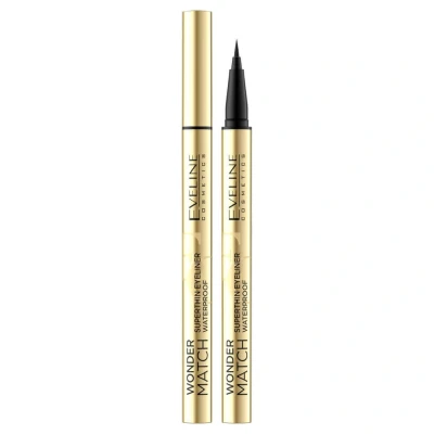 Abbildung von Eveline Cosmetics Wonder Match Wasserdicht Präzisions Eyeliner, schwarz