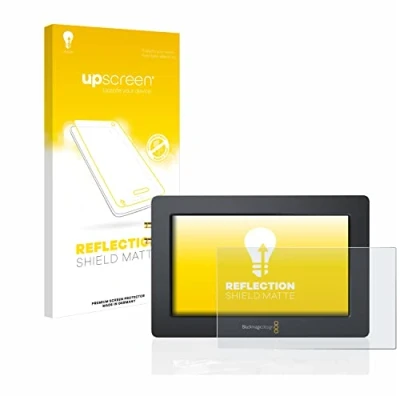 Abbildung von upscreen Entspiegelungs Schutzfolie für Blackmagic Design Video Assist (5.0) Displayschutz Folie Matt [Anti Reflex, Anti Fingerprint]