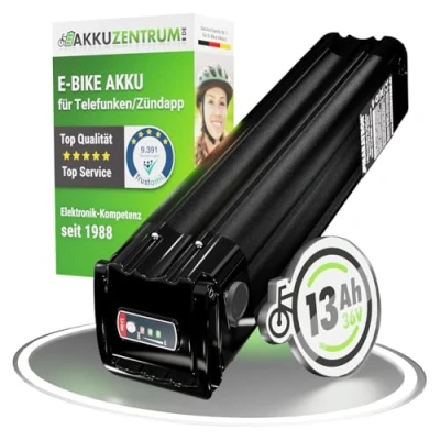 Abbildung von Maratron 36V Ersatz E Bike Akku 11Ah (1 St), (400Wh) für TELEFUNKEN Multitalent, ZÜNDAPP Z510