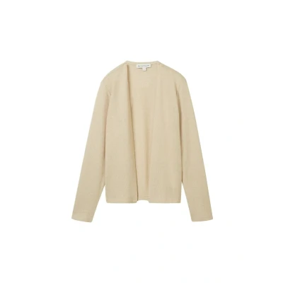 Abbildung von TOM Tailor Strickjacke, Damen, Größe: XL, Sandy beige melange