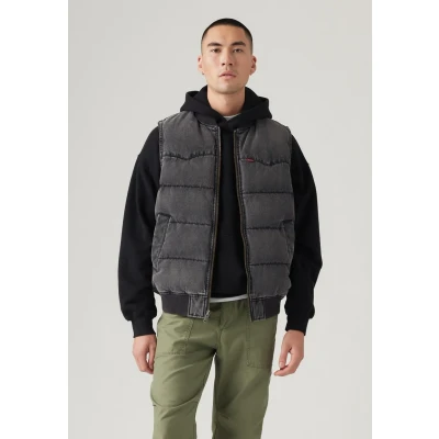 Abbildung von Levi&#039;s Western Super PUFF VEST Weste, Herren, Größe: Small, Eclipse