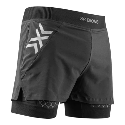 Abbildung von X Bionic Twyce Race 2in1 Shorts XL Schwarz
