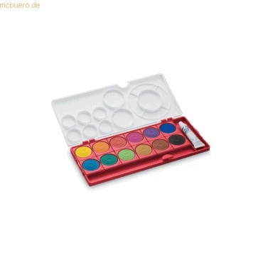 Abbildung von Lamy Deckfarbkasten aquaplus 1222609 12Farben rot