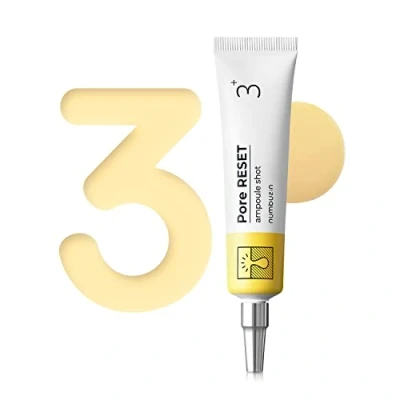 Abbildung von numbuzin No.3 Pore Reset Ampullenschuss 0,25 fl oz / 25 ml Porenpflege, beruhigend, lindert Irritationen, hohe Wirksamkeit, Elastizität, Leuchtkraft