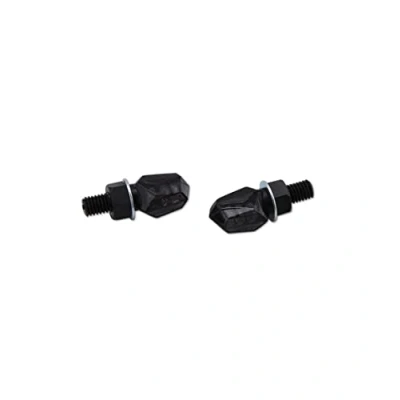 Abbildung von ShinYo Motorradblinker LED Blinkerpaar Tiny für hinten M8 schwarz, getöntes Glas