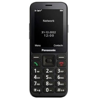 Abbildung von Panasonic KX TU250EXB 4G Essentials Mobiltelefon, SOS Notruftaste, Freisprechfunktion, großes Display, Schwarz