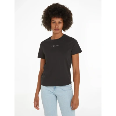 Abbildung von Tommy Jeans Rundhalsshirt TJW REG ESSENTIAL Logo + TEE EXT mit Schriftzug