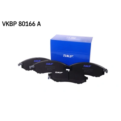 Abbildung von SKF VKBP 80166 A Bremsbelagsatz mit akustischer Verschleißwarnung NISSAN: Pathfinder 3, Murano I, INFINITI: FX SUV, G Coupe