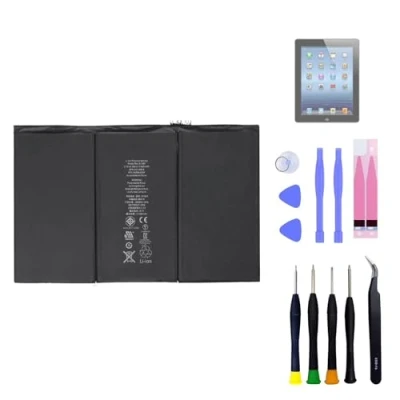 Abbildung von Aousavo A1389 ersatz akku Kompatibel mit iPad 3 A1416, A1430 &amp; 4 A1458, A1459, A1460 616 0586, 0591, 0592, 0593, 0604 Free Toolkit