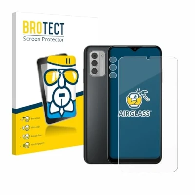 Abbildung von BROTECT Schutzglas für Nokia G42 5G (Display+Kamera) Schutzfolie Panzer Folie Glas [Extrem Kratzfest 9H, Anti Fingerprint, Ultra Transparent]