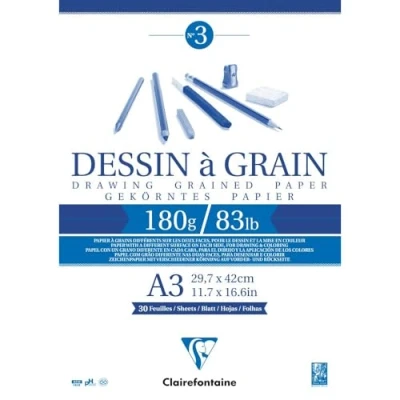 Abbildung von Clairefontaine 3329680966220, Kunstdruckpapierblock, 180 g/m², 20 Blätter