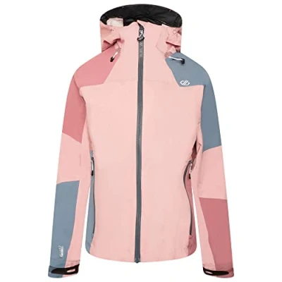 Abbildung von Dare2b Damen Checkpoint IIIJkt Jacke, Puderrosa/Mesa Rose/Blaustein, 46