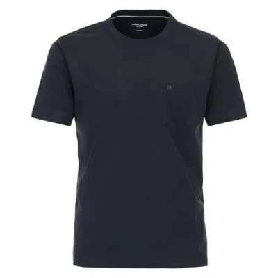 Abbildung von CASAMODA T Shirt Halbarm Rundhals Brusttasche Nachtblau Größe M