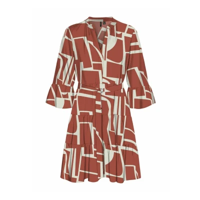 Abbildung von Vero Moda ZERA Freizeitkleid, Damen, Größe: XS, Birch