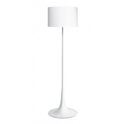 Abbildung von FLOS Spun Light F weiße Stehleuchte