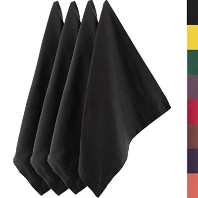 Abbildung von Loco Bird Geschirrtuch aus 100% Baumwolle, (Hochwertiges 4er Handtuch Set für die Küche, 50x70 cm einfarbig), Geschirrhandtücher zum Abtrocknen