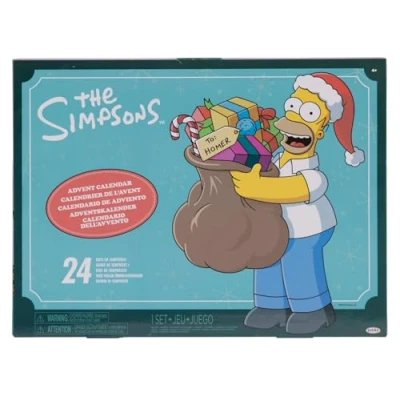Abbildung von Der Simpsons Adventskalender 2024, 24 Tage voller Überraschungen mit mysteriösen Charakteren und Zubehör! Ca. 3,8 cm große Figuren, tolles Geschenk für Kinder Sammler
