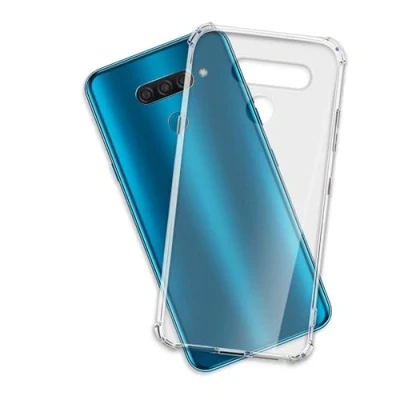 Abbildung von mtb more energy® Hülle Crystal Armor kompatibel mit LG Q60, K50 (6.26&#039;&#039;) verstärkte Ecken Anti Shock Schutzhülle Case Cover Tasche