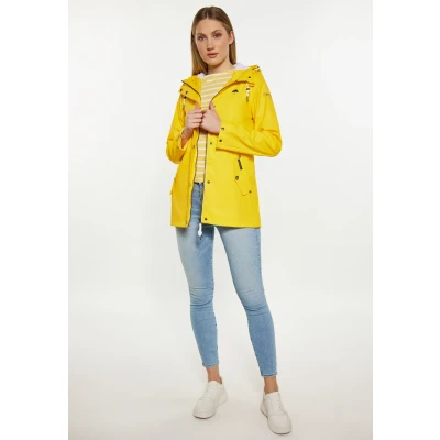 Abbildung von SCHMUDDELWEDDA Damen Regenjacke S / Gelb 100% Polyester