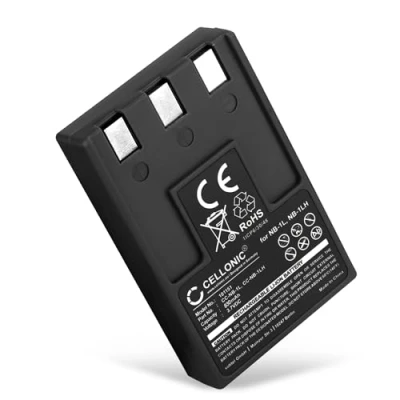 Abbildung von CELLONIC NB 1LH Akku kompatibel mit Canon Digital IXUS, IXUS 500, 400, 430, 300, V2, V3, 3.6V 3.7V 830mAh