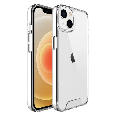 Abbildung von Apple iPhone 13 Mini Hülle Kunststoff Accezz Hard Case/Backcover Handyhülle Transparent Shockproof/Stoßfest