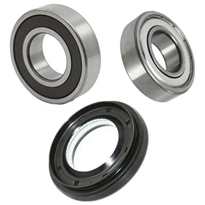 Abbildung von ZYZYZK Lager und Wellendichtring Kit für LG Waschmaschine F1403TDS Fett, Carbonstahl Rollenlager Lagersatz