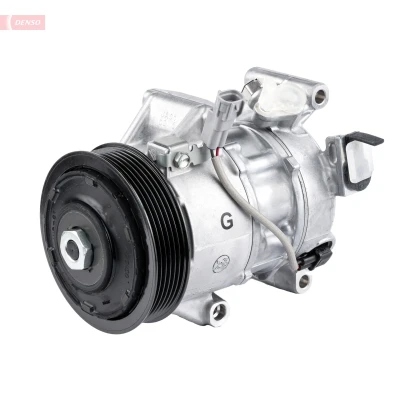Abbildung von DENSO DCP50318 Kompressor 5TSE10C PAG 46 YF R 134a, 1234yf TOYOTA: Yaris III Schrägheck