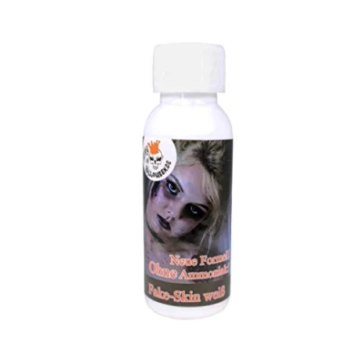 Abbildung von flüssiges Latexmilch geruchslos transparent 28,3 ml Kunsthaut,Halloween Make up,Zombie,Wunden+Narben von King of Halloween