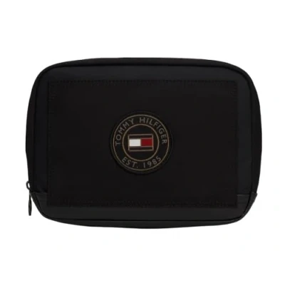 Abbildung von Tommy Hilfiger Texture Block Washbag Unisex Kosmetiktasche, Größe: One Size, Black