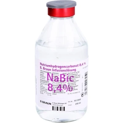 Abbildung von Natriumhydrogencarbonat B.braun 8,4% Glas