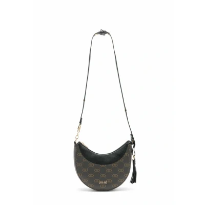 Abbildung von LIU JO WITH LOGO Umhängetasche, Damen, Größe: One Size, Black