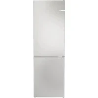 Abbildung von Bosch KGN362LBF, Serie 4, Kühl Gefrier Kombination, 186 x 60 cm, 218 L Kühlen + 103 Gefrieren, Edelstahl Optik, NoFrost, VitaFresh XXL für längere Frische, abstandlose Platzierung, Flaschenablage