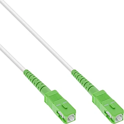 Abbildung von InLine® LWL Simplex Kabel, FTTH, SC/APC 8 zu 8, 9/125µm, OS2, 30m