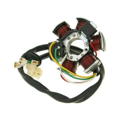Abbildung von Bike Equipment Lichtmaschine 28017 Stator Derbi für Senda 80W, ‎11.5 x 11.3 6 cm