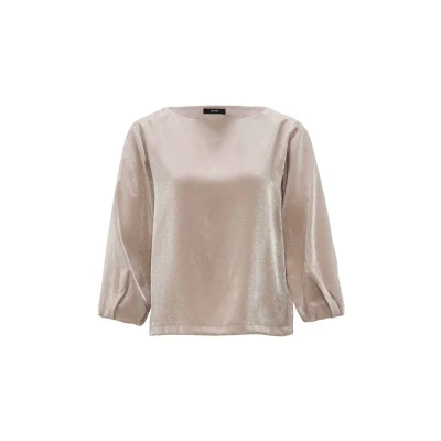 Abbildung von Opus ARM Flixi Bluse, Damen, Größe: 34, Warm taupe