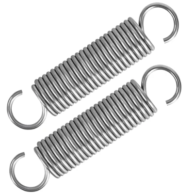 Abbildung von GUNGY Zugfedern mit Haken Edelstahl Spannfeder Zugfeder 80mm Außendurchmesser 18mm Drahtdurchmesser 2mm Maximale Zugkraft 8,3kg 2x18x80mm 2 Stück