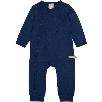 Abbildung von loud + proud Unisex Baby Jacquard Strick, Gots Zertifiziert Overall, Ultramarine, 86 92 EU