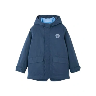 Abbildung von Vertbaudet Jungen 3 in 1 Jacke mit Recycling Polyester marine 110