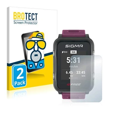 Abbildung von BROTECT Entspiegelungs Schutzfolie für Sigma iD Free (2 Stück) Matte Displayschutz Folie, Anti Reflex, Fingerprint