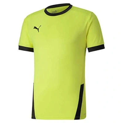 Abbildung von Puma Teamgoal Tshirt print, Herren, Größe: Medium, Gelb/schwarz
