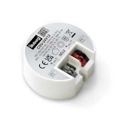 Abbildung von illuburg LED Trafo 12V 24W Flackerfrei für Strip G4 GU5,3 Netzteil Treiber Transformator Driver Power Supply