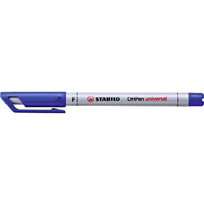 Abbildung von Folienstift STABILO OHPen universal wasserlöslich fein Einzelstift blau