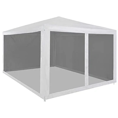 Abbildung von vidaXL Partyzelt mit 4 Seitenwänden 4x3m Gartenzelt Festzelt Pavillon Garten