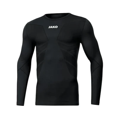 Abbildung von JAKO Herren Longsleeve Comfort Recycelt, Schwarz, M