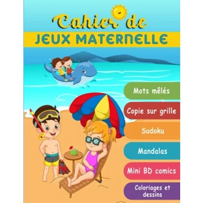 Abbildung von Cahier de jeux maternelle: d&#039;activités manuelles pour enfants Dés 5 ans