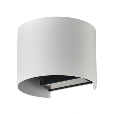 Abbildung von Lindby Smart LED Außenwandlampe Dara weiß rund CCT RGB Tuya