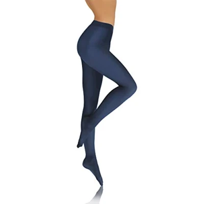 Abbildung von sesto senso Damen Strumpfhose Marineblau Bunte 40 DEN Blickdicht Microfaser 4 L Marine