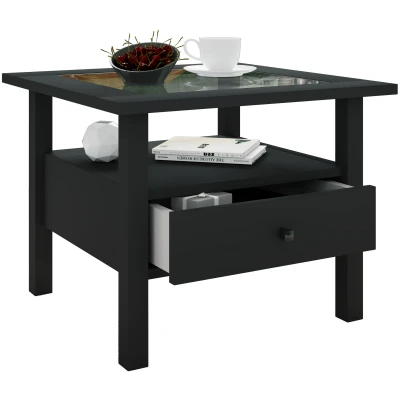 Abbildung von VCM Couchtisch Holz Sofatisch Schublade Lingis M